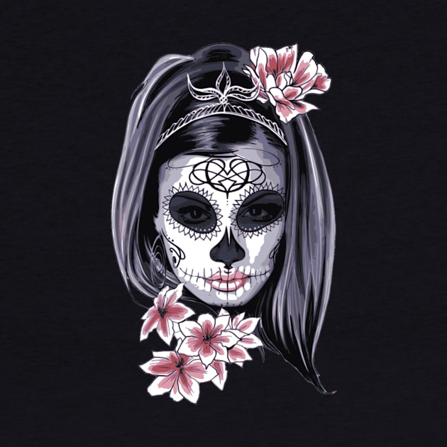 flower skull by DeviAprillia_store